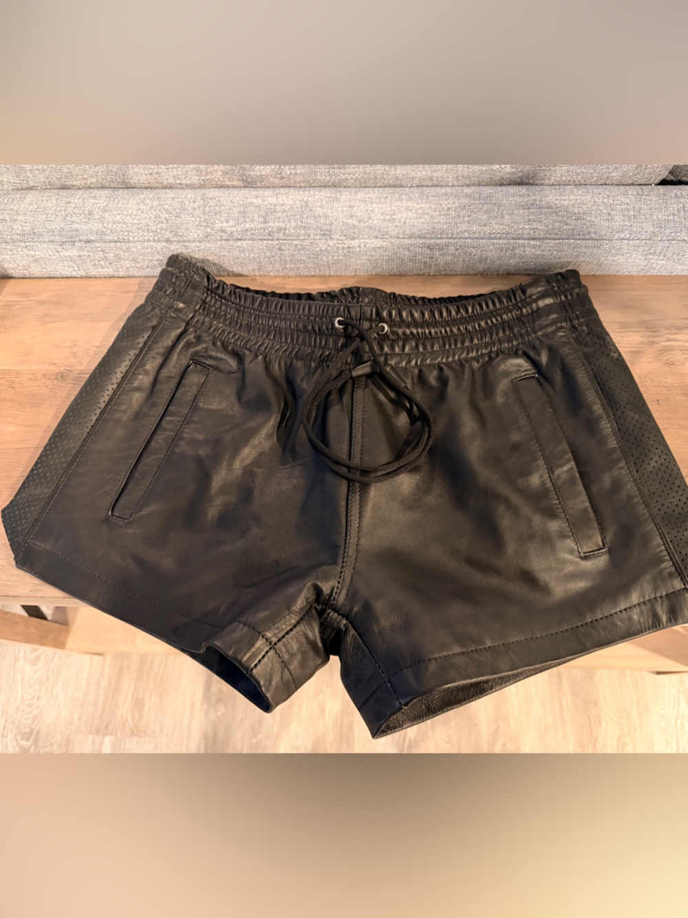 Men’s Leather Shorts